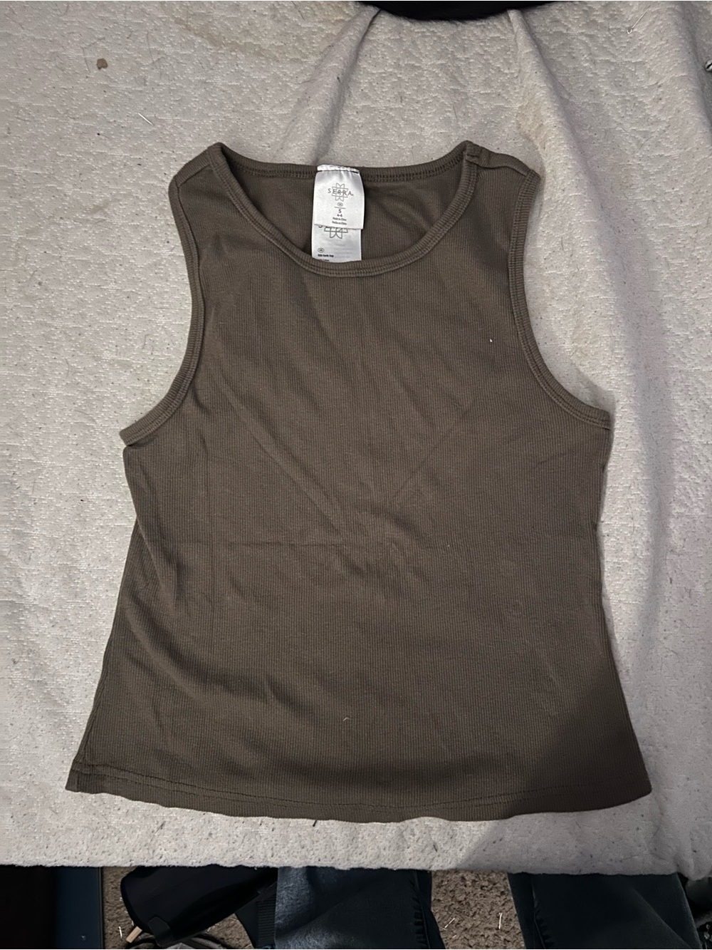 Two Classic Crew Neck Tank Tops